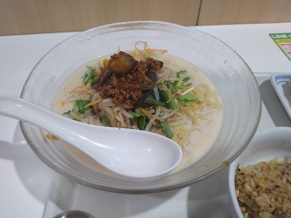 「冷やしちゃんぽん・麻婆なす」@長崎ちゃんぽんリンガーハット イオン洛南店の写真