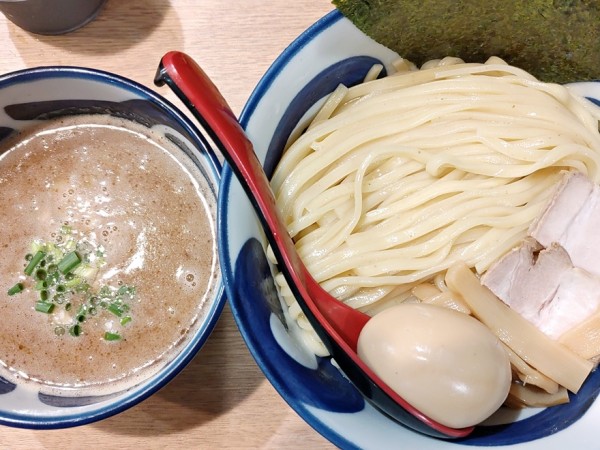 「つけそば（大）＋味玉」@濃厚つけそば・中華そば のぶ良しの写真