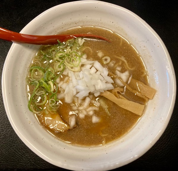 「極煮干し850円+チャーシュー丼300円」@青森煮干し中華そば JINの写真