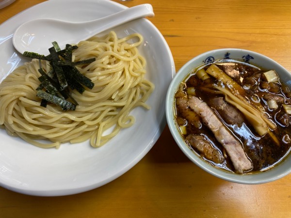 「チャーシューつけそば 1200」@中華そば 喜富の写真