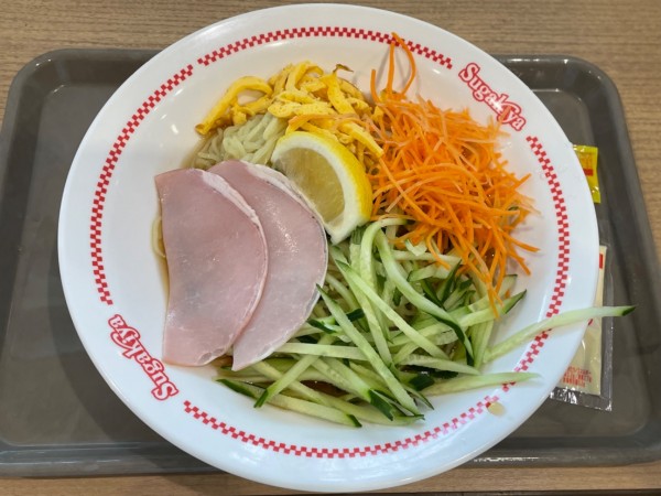 「冷しラーメン　￥５８０」@スガキヤ イオンモール大髙店の写真