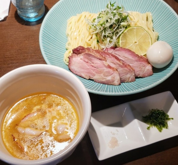 「【新メニュー】つけ蕎麦 塩 300g 1,100円他」@麺や 虎徹の写真