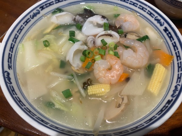 「海鮮麺(香港麺)」@新記 三宿本店の写真