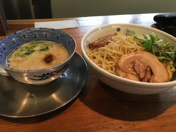 「鶏塩つけ麺」@中華そば 一楽の写真