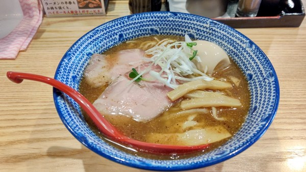 「味玉焼あごらーめん(醤油)」@焼きあごラーメン 侍道の写真