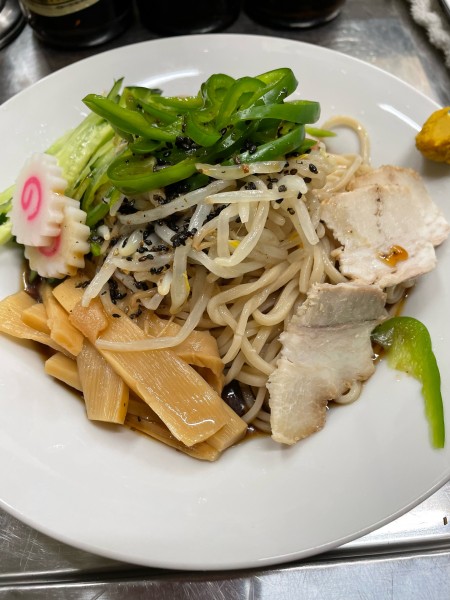 「五目冷やし中華 半熟卵変更」@中華そば みたかの写真