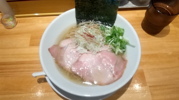 「めっちゃカニだし塩らーめん温（限定）1000円」@麺家 たけ田の写真