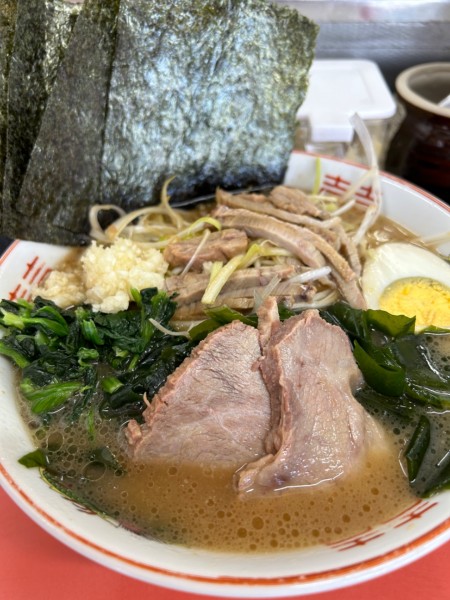 「ネギマンザイ」@ラーメンショップ マンザイ 浦舟町店の写真