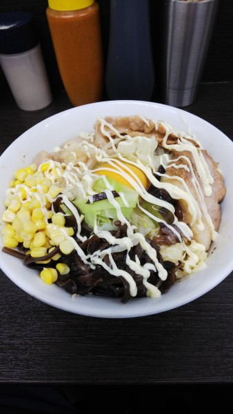 「冷やし塩汁無し」@ラーメン二郎 川越店の写真