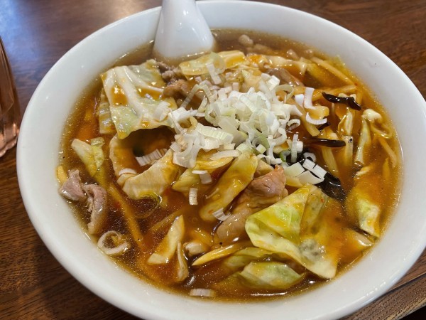 「辛つゆそば」@銀座ホールの写真