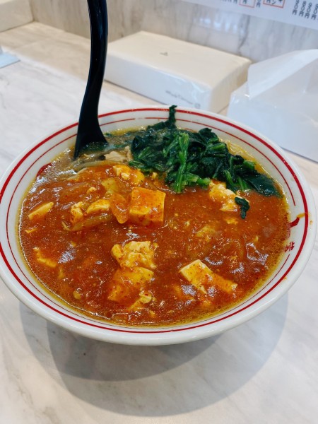 「蒙古タンメン　のり、ほうれん草」@蒙古タンメン中本 熊谷店の写真