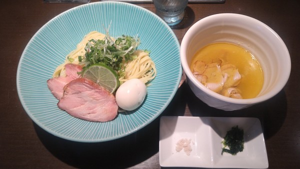 「つけ蕎麦 塩200g¥1000+釜焼きチャー+奥久慈の味玉」@麺や 虎徹の写真