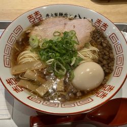 尾道ラーメン　大盛り　味玉