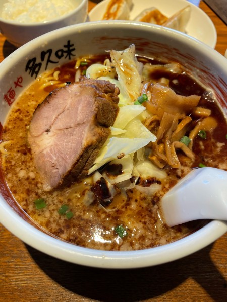 「焦がしにんにくらぁ麺 大盛」@麺や多久味の写真