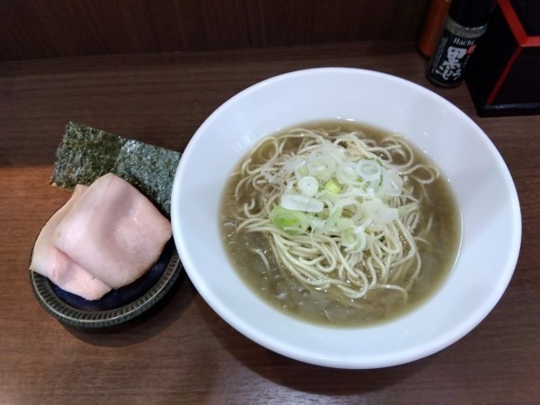 「オリーブいりこの冷やし煮干ソバ」@Noodle&Spice curry 今日の1番の写真