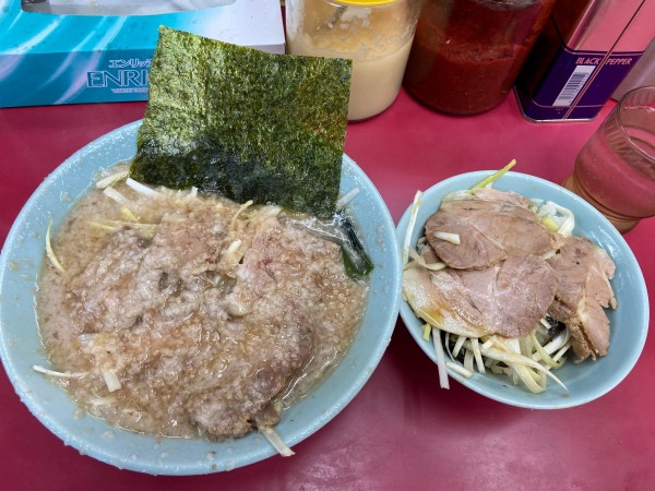 「ネギチャーシューメン　コテコテ　カタコイ」@ラーメンショップ 牛久結束店の写真