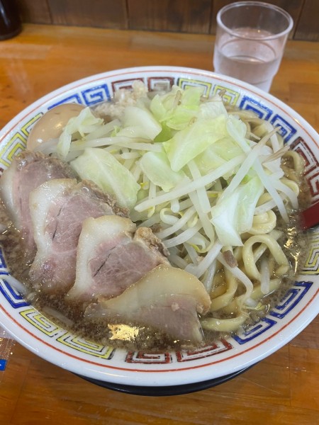 「もやしらーめん（醤油、大盛り）」@麺屋 登夢道 茅ヶ崎本店の写真