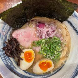 濃厚煮干しそば　味玉