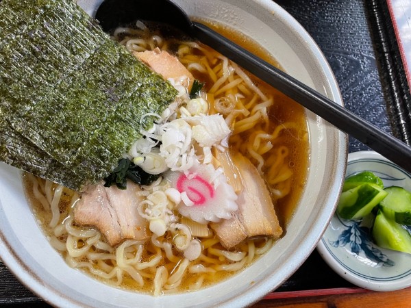 「萬屋特製ラーメン850円」@大内宿萬屋の写真