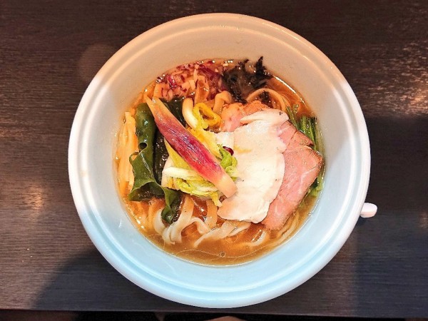 「ズワイガニの冷やしらーめん」@らーめん 三極志の写真