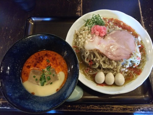 「【限定】昆布水麺とゴマだれのざる蕎麦　1000円」@煮干結社 弘前店の写真