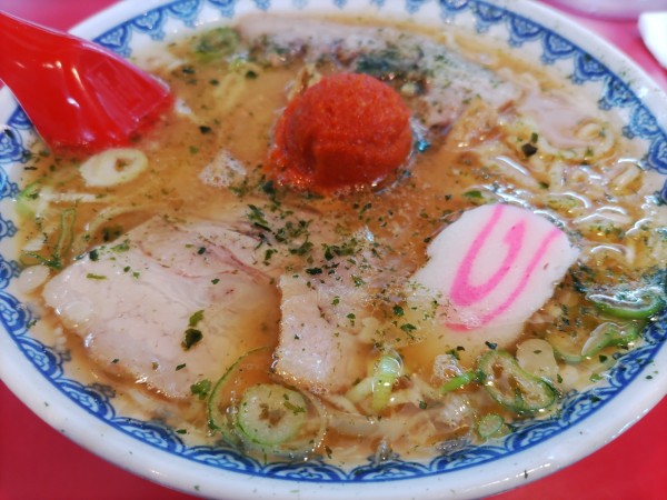 「赤湯からみそラーメン」@龍上海 米沢店の写真