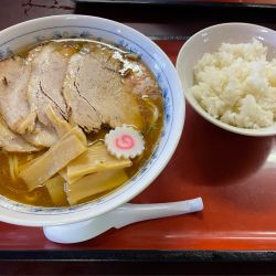 チャーシュー麺+ライス