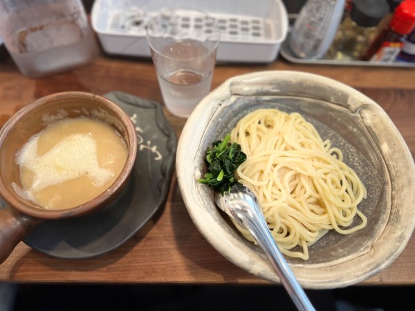 「鶏白湯塩つけ麺(並)950円」@鶏白湯専門店 つけ麺 まるや 高円寺北口店の写真