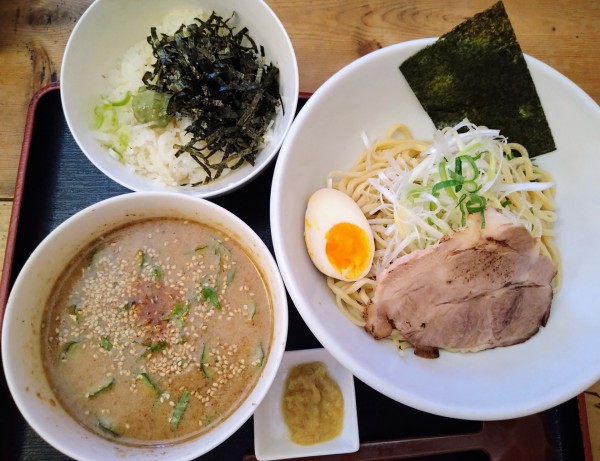 「【限定】冷汁風つけそば（シメご飯付き）￥980」@和風らーめん 凪の写真