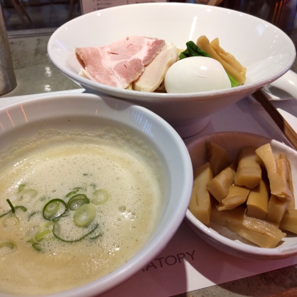 「丸鶏濃厚味玉つけ麺（￥1,000）＋メンマ（￥150）」@ZEN LABORATORYの写真