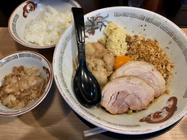 「ミニラーメン油そば」@豚山 荻窪店の写真