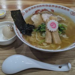 醤塩らーめん + 味玉