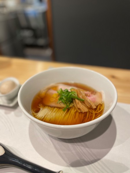 「特製中華そば」@麺道 麒麟児 大門店の写真