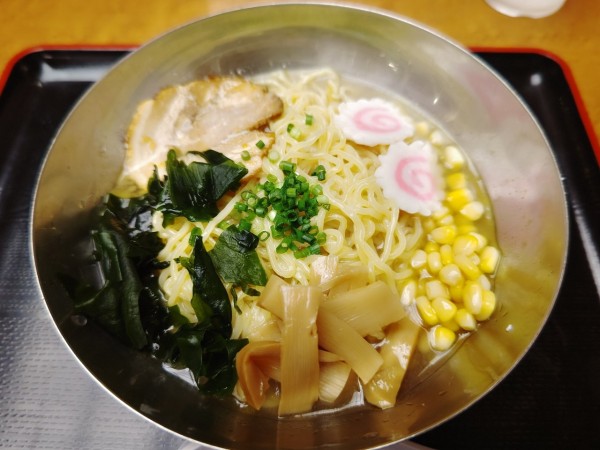 「冷し塩らーめん～えび塩仕立て～（期間限定）」@お食事処 蔵の写真