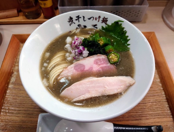 「限定 冷やし煮干しそば(塩)」@煮干しつけ麺 宮元の写真