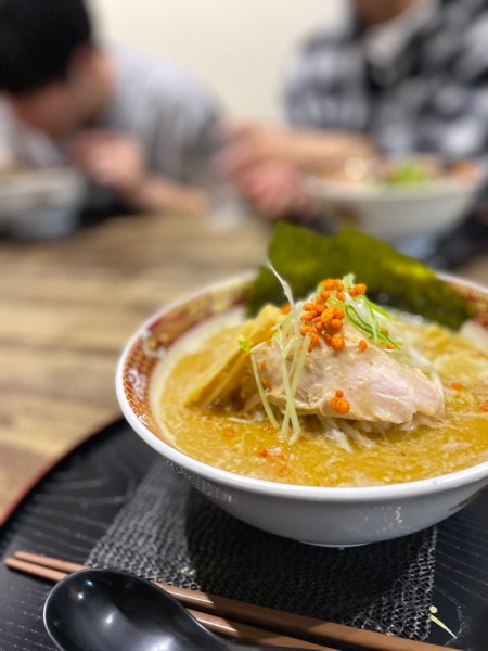 「濃厚白味噌」@仙臺らーめん 味噌 三礎の写真