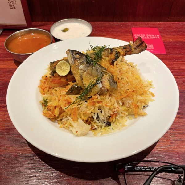 「酢橘薫る鮎ビリヤニ etc.」@エリックサウス マサラダイナーの写真