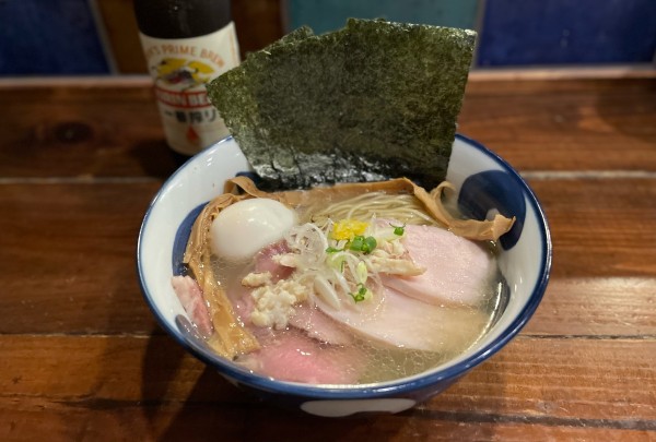 「しおラーメン¥1000、特製トッピング¥350」@Ramen 鯛魔神の写真