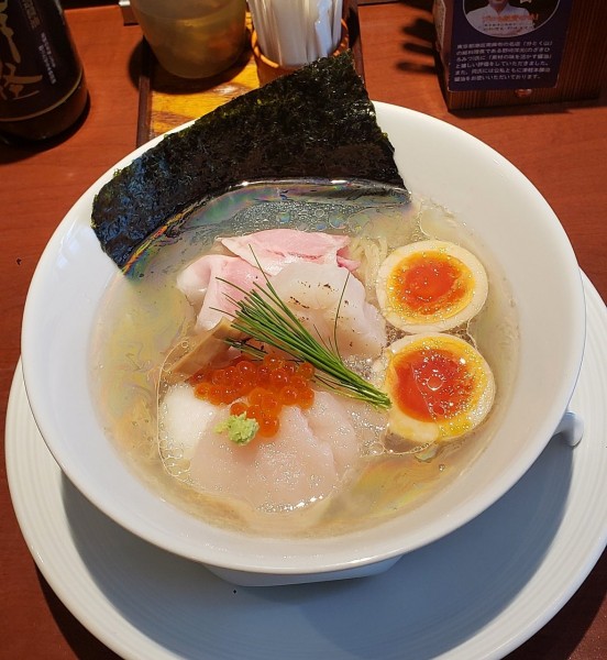 「限定 冷やしらぁ麺 がごめ昆布水×陸奥湾産ホタテ出汁」@酒肴場 屯の写真