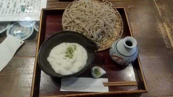 「つけとろそば1150円」@そば切り たかやの写真