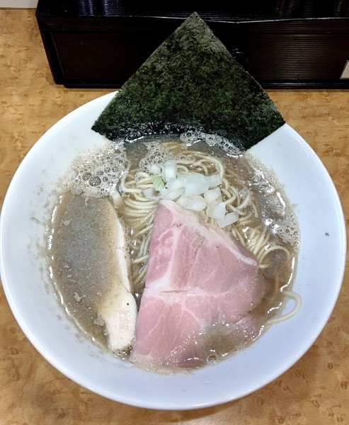 「純煮干しそば950円烏賊油の和え玉350円」@中華そば 児ノ木の写真