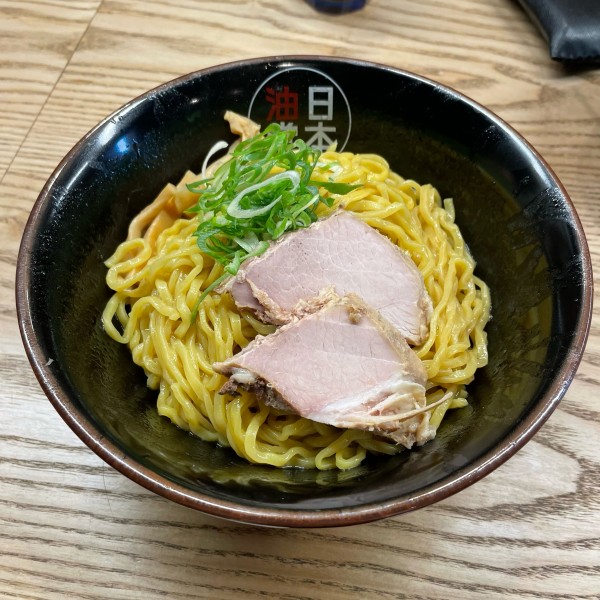 「油そば+肉アブライス  ￥850+300」@日本油党 渋谷総本部の写真