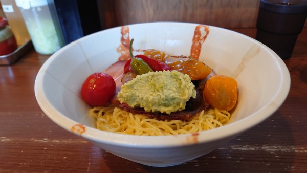 「夏野菜の冷やしまぜそば」@めん屋 とんぼの写真