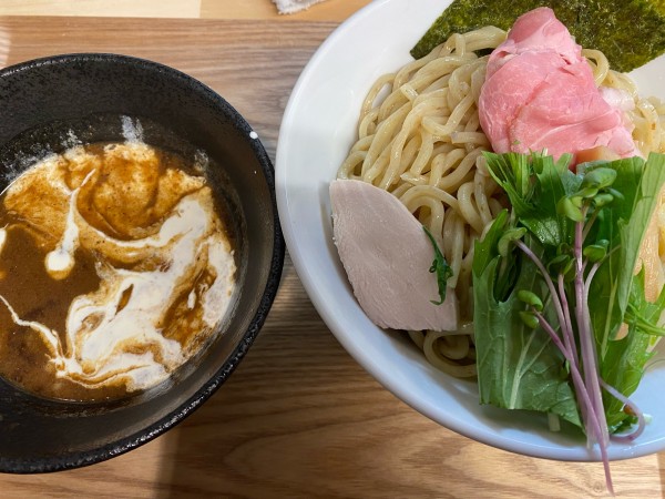 「Cramy 魚介つけ麺　大盛　930円」@麺や 響の写真
