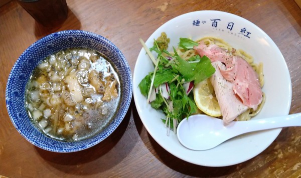 「淡麗塩つけ麺(並)」@麺や百日紅の写真