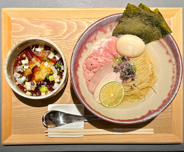 「★(松)特選昆布水つけ麵🍜¥1,800」@だしの虜の写真