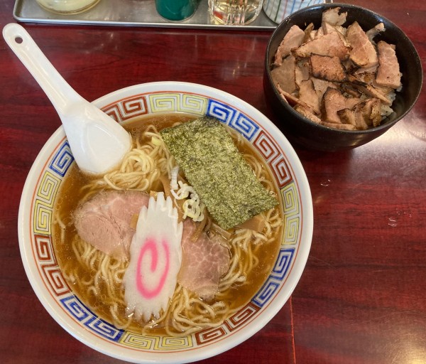 「支那そば(醤油)800円」@赤坂屋 中野店の写真