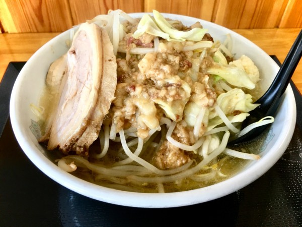 「もやしラーメン(850¥)」@地鶏ラーメン 赤大屋の写真