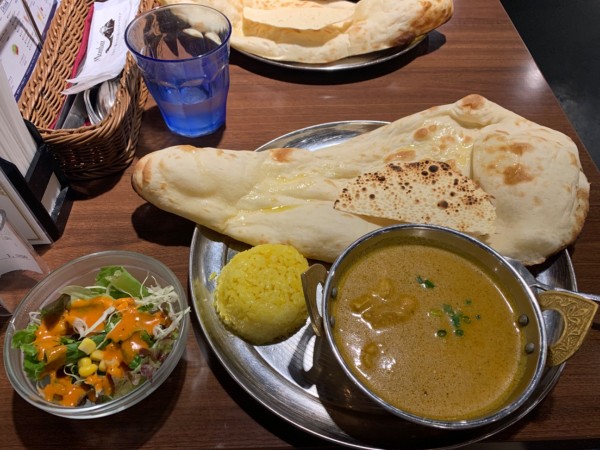 「シングルカレーセット（チキン）」@ムンバイ 丸の内店の写真