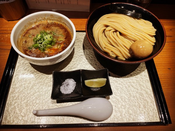 「限定　麻辣つけ蕎麦」@中華蕎麦 ひら井の写真